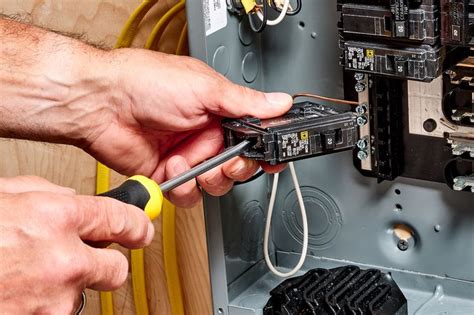 how to change breakers in an electrical box|removing circuit breaker from panel.